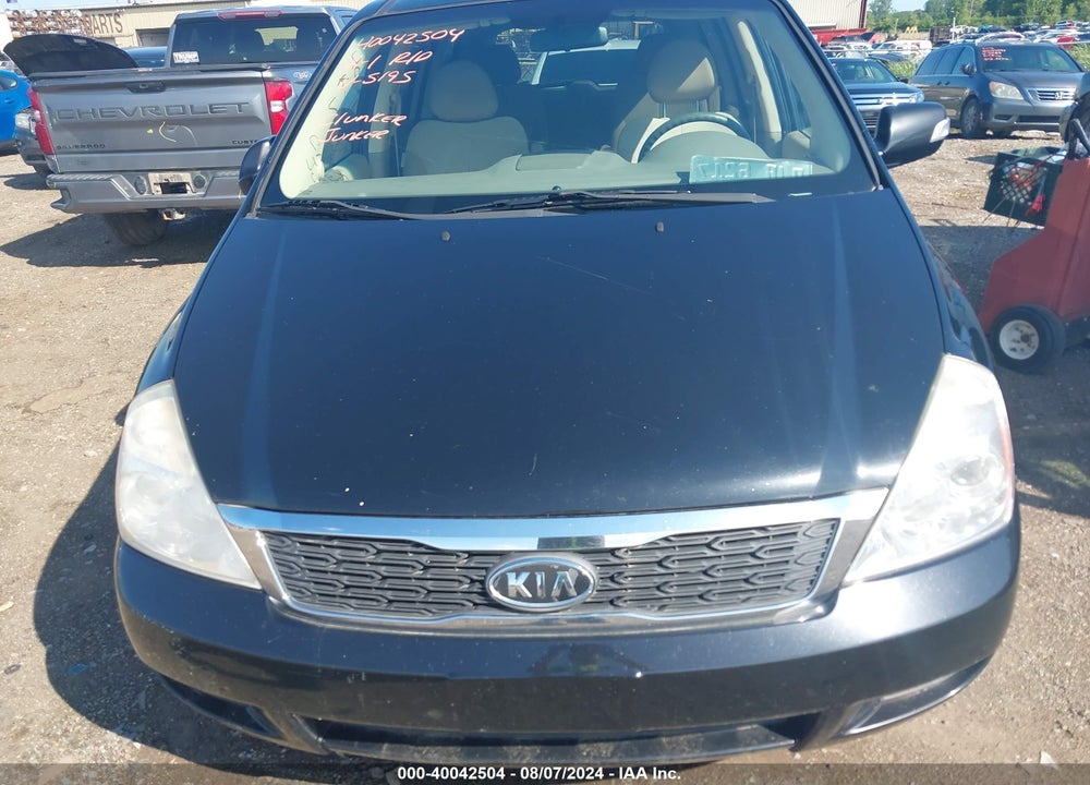 2012 KIA SEDONA VIN: KNDMG4C72C6505195