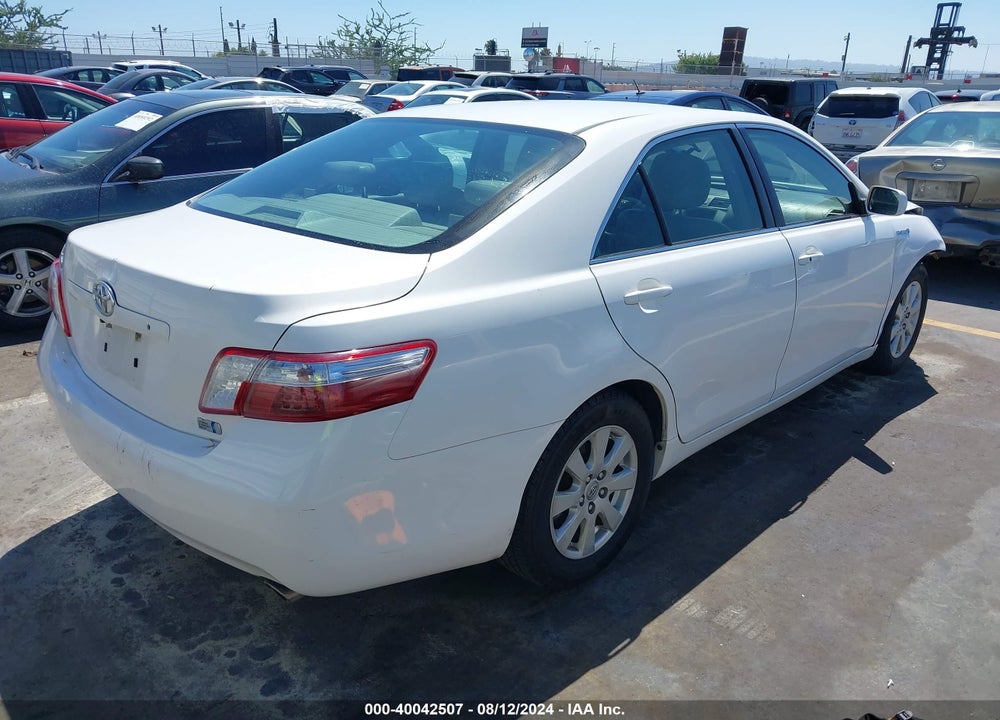 2008 TOYOTA CAMRY HYBRID VIN: JTNBB46K783045218