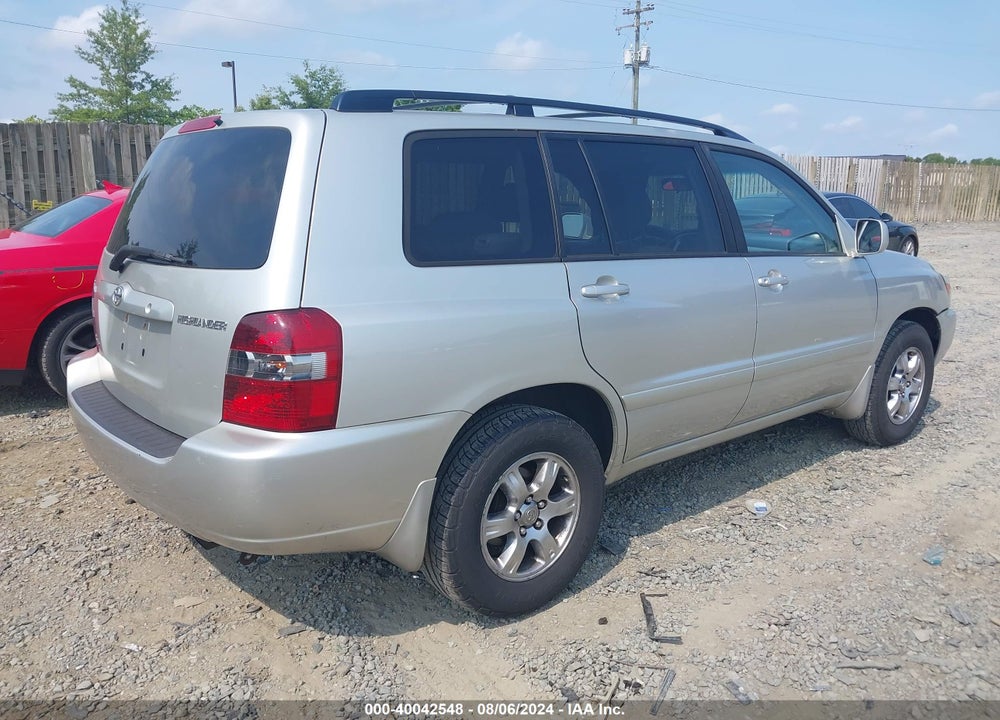 2005 TOYOTA HIGHLANDER V6 VIN: JTEEP21A150077354