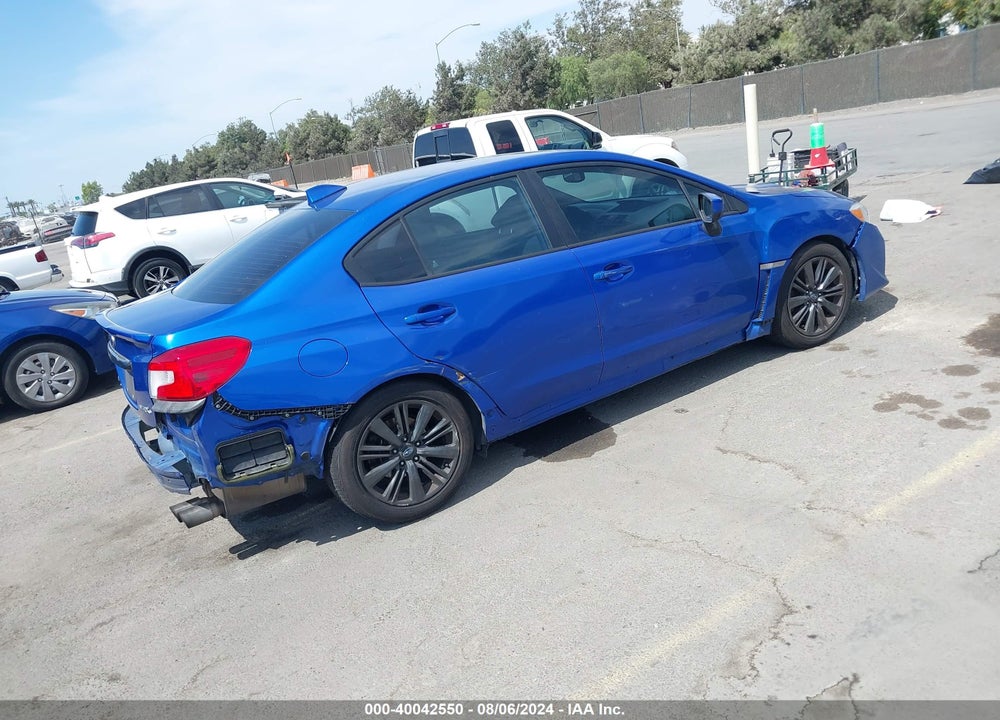 2015 SUBARU WRX PREMIUM VIN: JF1VA1D65F8816743