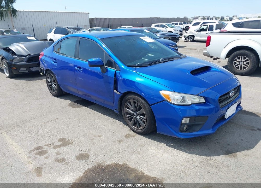 2015 SUBARU WRX PREMIUM VIN: JF1VA1D65F8816743