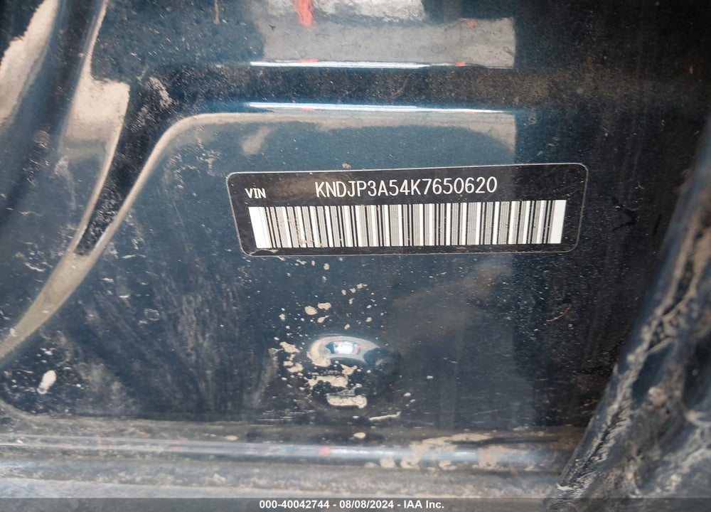 2019 KIA SOUL VIN: KNDJP3A54K7650620