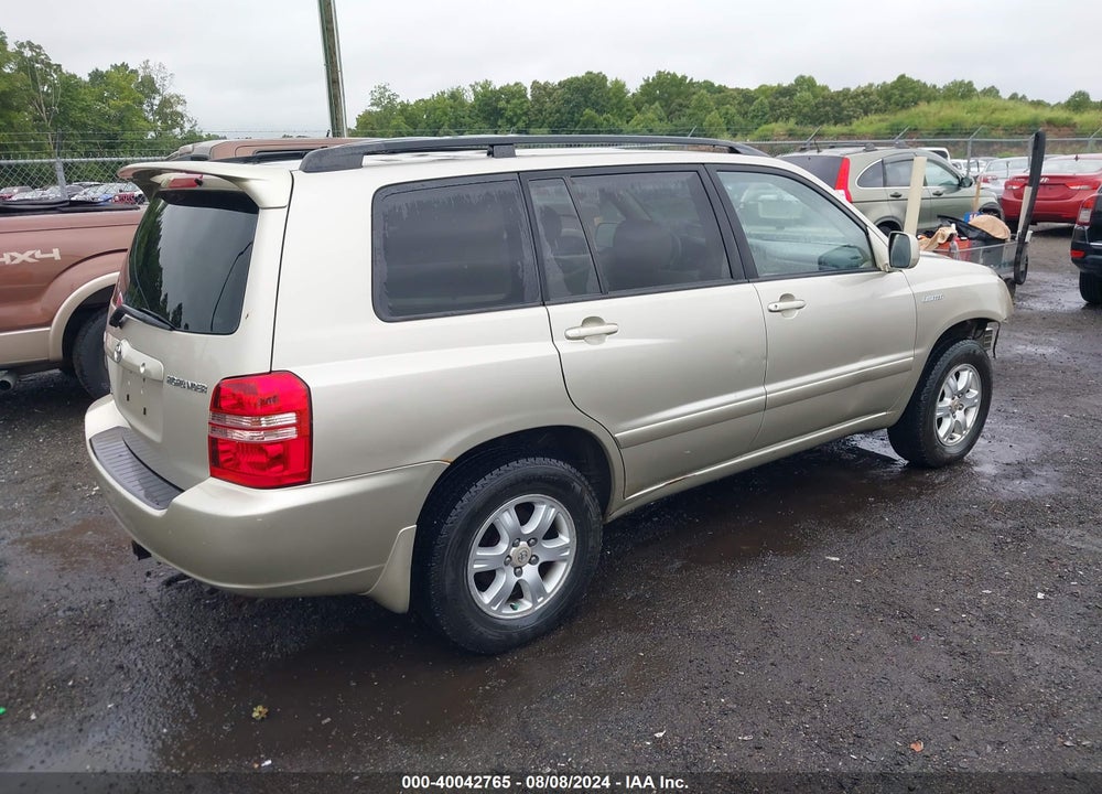 2002 TOYOTA HIGHLANDER LIMITED V6 VIN: JTEHF21A120090682