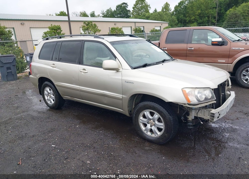 2002 TOYOTA HIGHLANDER LIMITED V6 VIN: JTEHF21A120090682