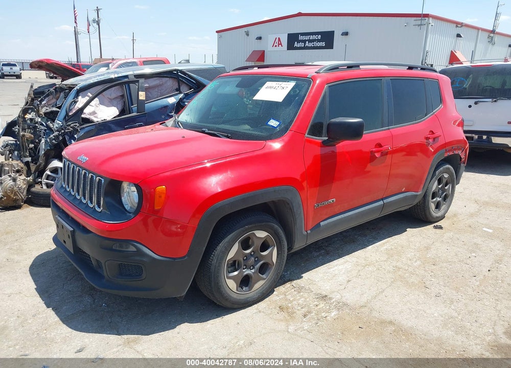 2017 JEEP RENEGADE SPORT FWD VIN: ZACCJAAB2HPF69342
