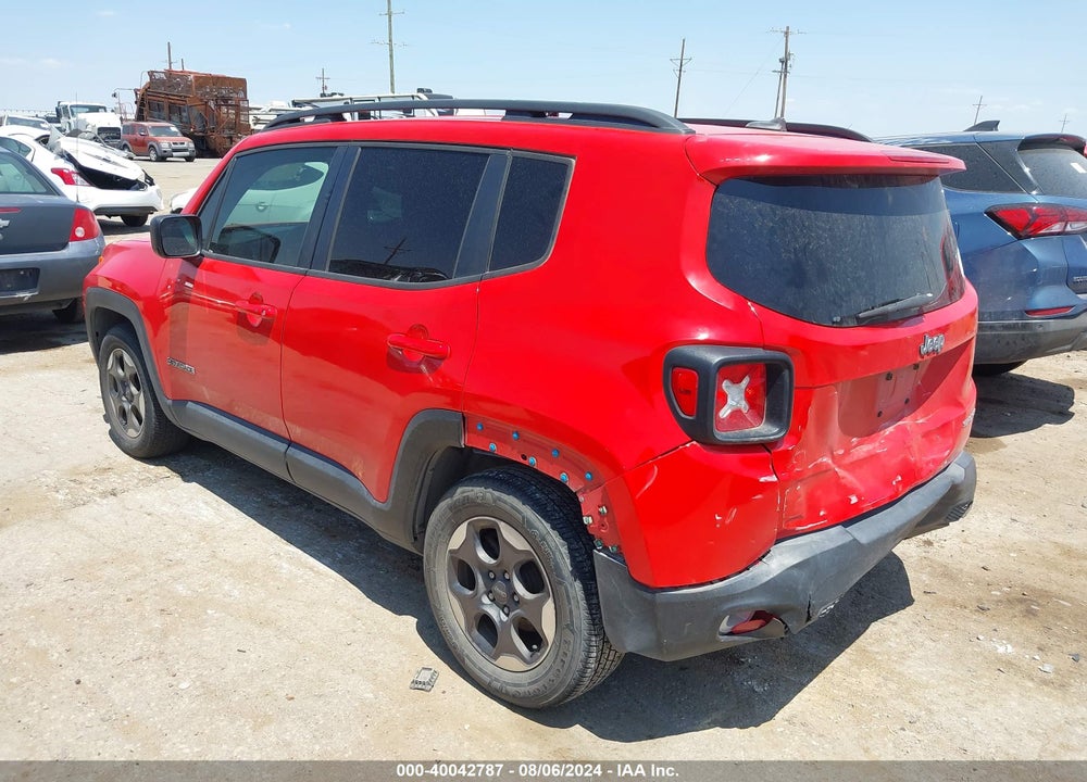 2017 JEEP RENEGADE SPORT FWD VIN: ZACCJAAB2HPF69342