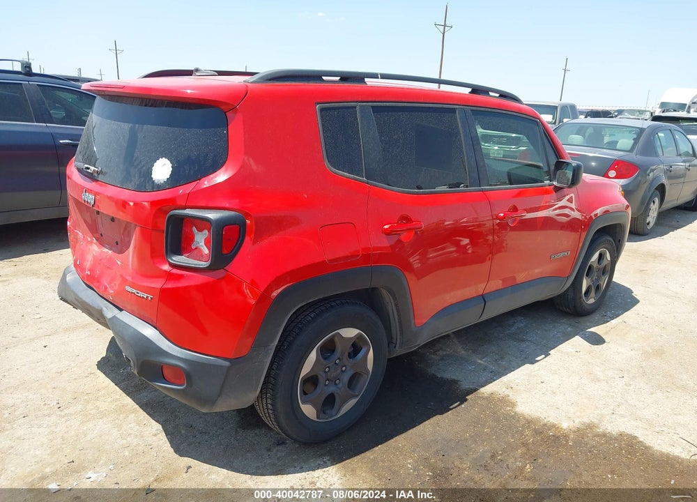 2017 JEEP RENEGADE SPORT FWD VIN: ZACCJAAB2HPF69342