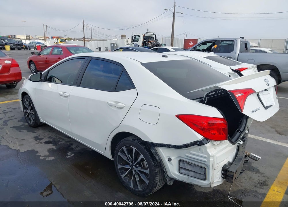 2017 TOYOTA COROLLA XSE VIN: 5YFBURHE9HP619635
