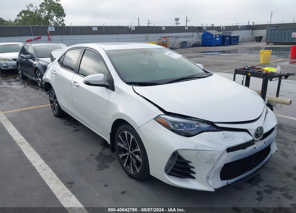 2017 TOYOTA COROLLA XSE VIN: 5YFBURHE9HP619635
