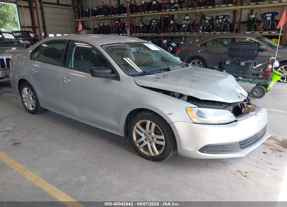 2012 VOLKSWAGEN JETTA 2.0L S VIN: 3VW1K7AJ5CM387786