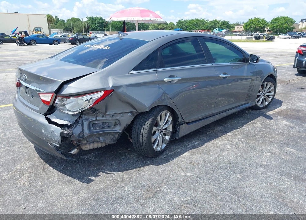2014 HYUNDAI SONATA GLS VIN: 5NPEB4AC2EH883223