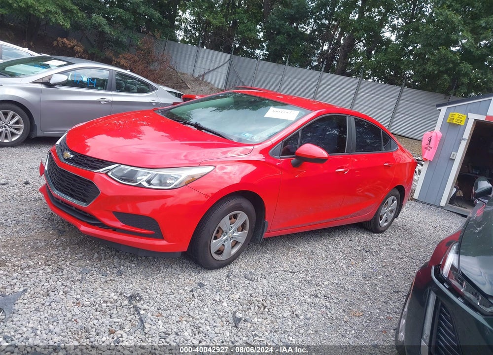 2017 CHEVROLET CRUZE LS AUTO VIN: 1G1BC5SM8H7221421