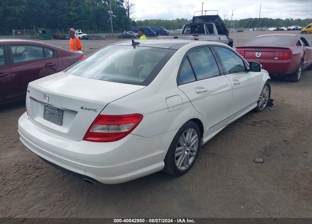 2008 MERCEDES-BENZ C 300 LUXURY 4MATIC/SPORT 4MATIC VIN: WDDGF81X18F144629