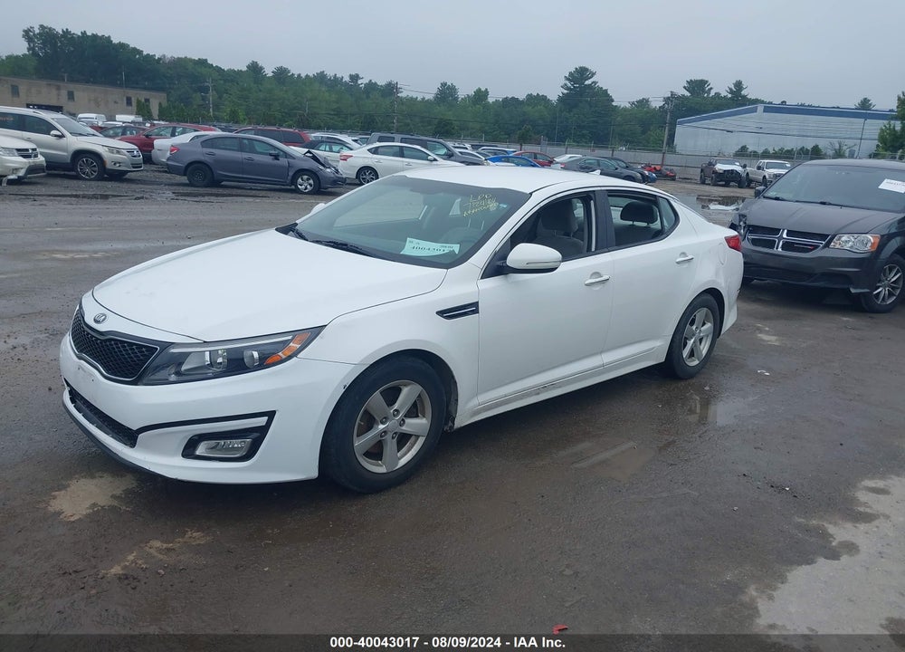 2015 KIA OPTIMA LX VIN: KNAGM4A7XF5640988