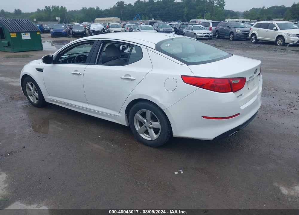 2015 KIA OPTIMA LX VIN: KNAGM4A7XF5640988