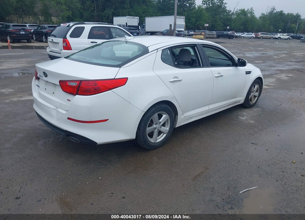 2015 KIA OPTIMA LX VIN: KNAGM4A7XF5640988