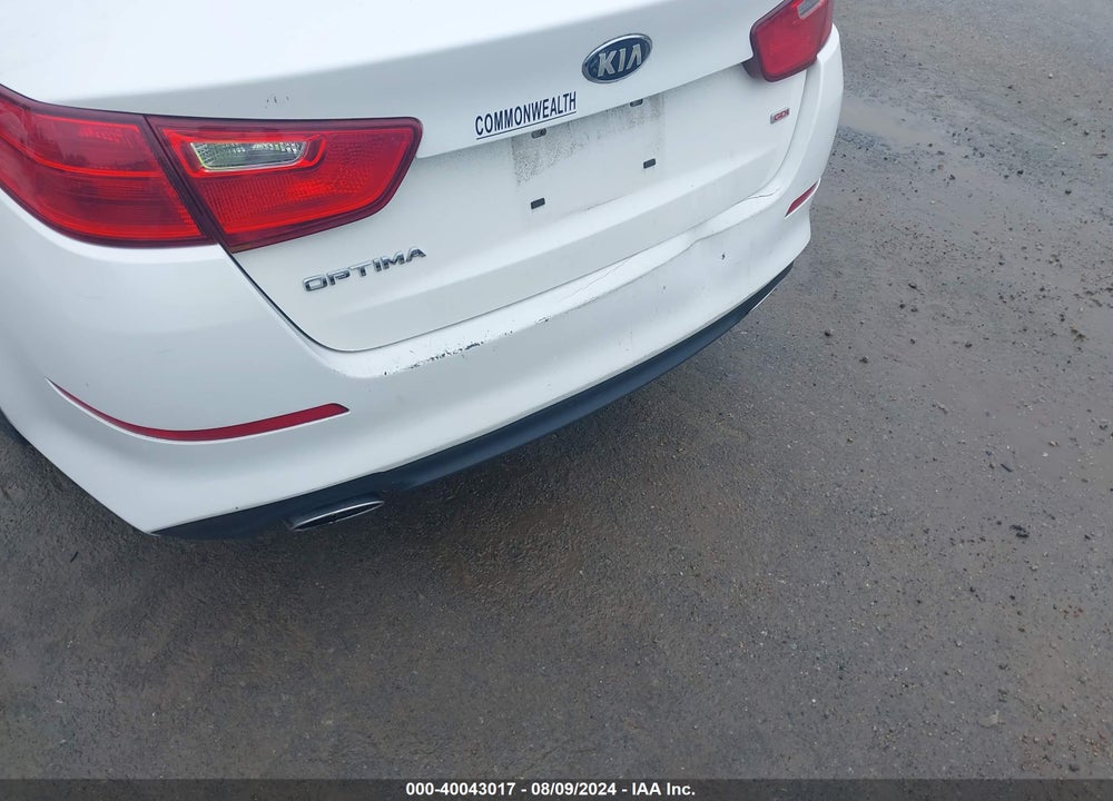 2015 KIA OPTIMA LX VIN: KNAGM4A7XF5640988