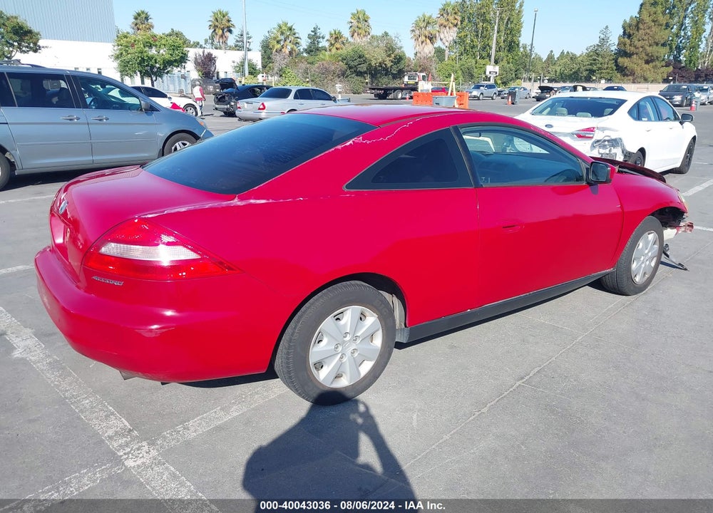 2004 HONDA ACCORD 2.4 LX VIN: 1HGCM71324A019590