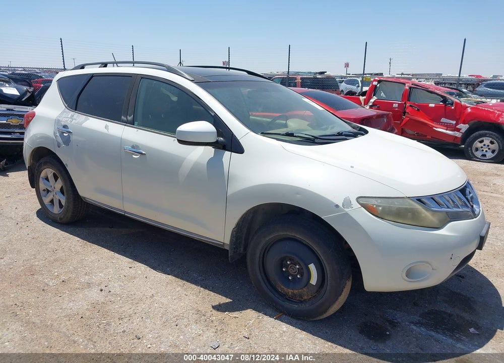2009 NISSAN MURANO SL VIN: JN8AZ18U19W017976
