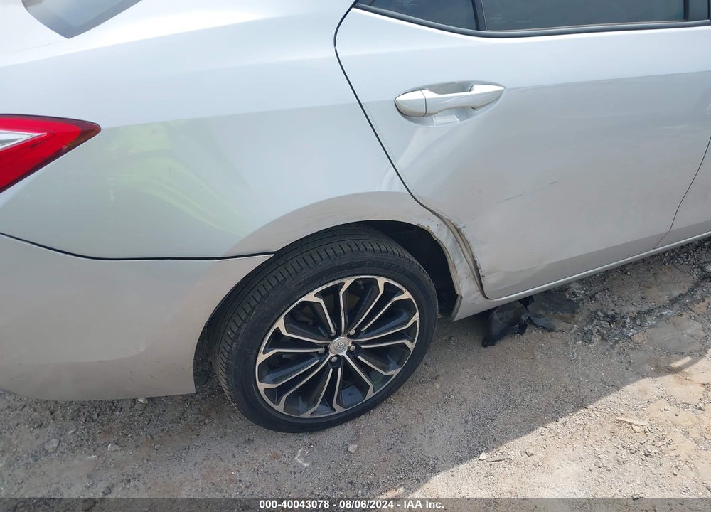 2015 TOYOTA COROLLA S PLUS VIN: 2T1BURHE8FC471636