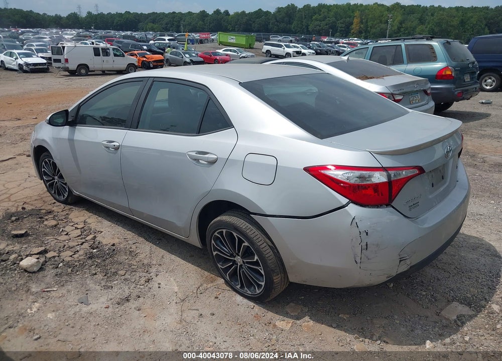 2015 TOYOTA COROLLA S PLUS VIN: 2T1BURHE8FC471636