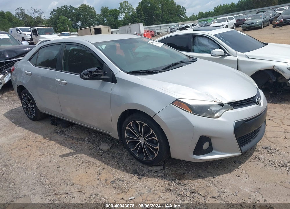 2015 TOYOTA COROLLA S PLUS VIN: 2T1BURHE8FC471636