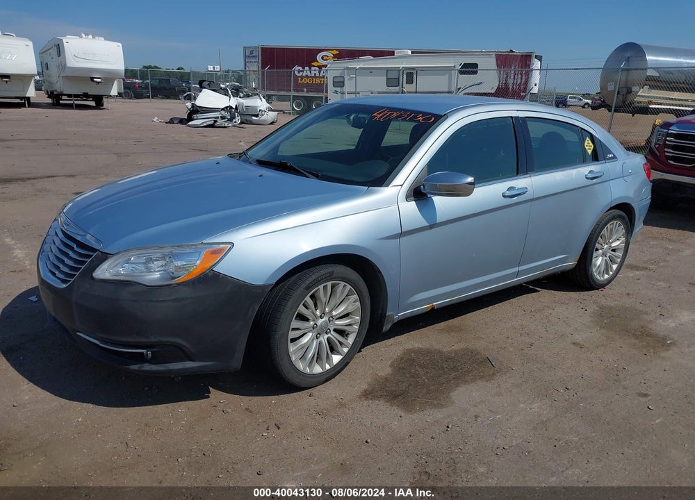 2012 CHRYSLER 200 LIMITED VIN: 1C3CCBCBXCN263136