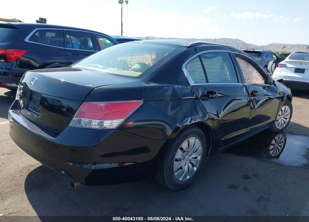 2010 HONDA ACCORD 2.4 LX VIN: 1HGCP2F39AA031248