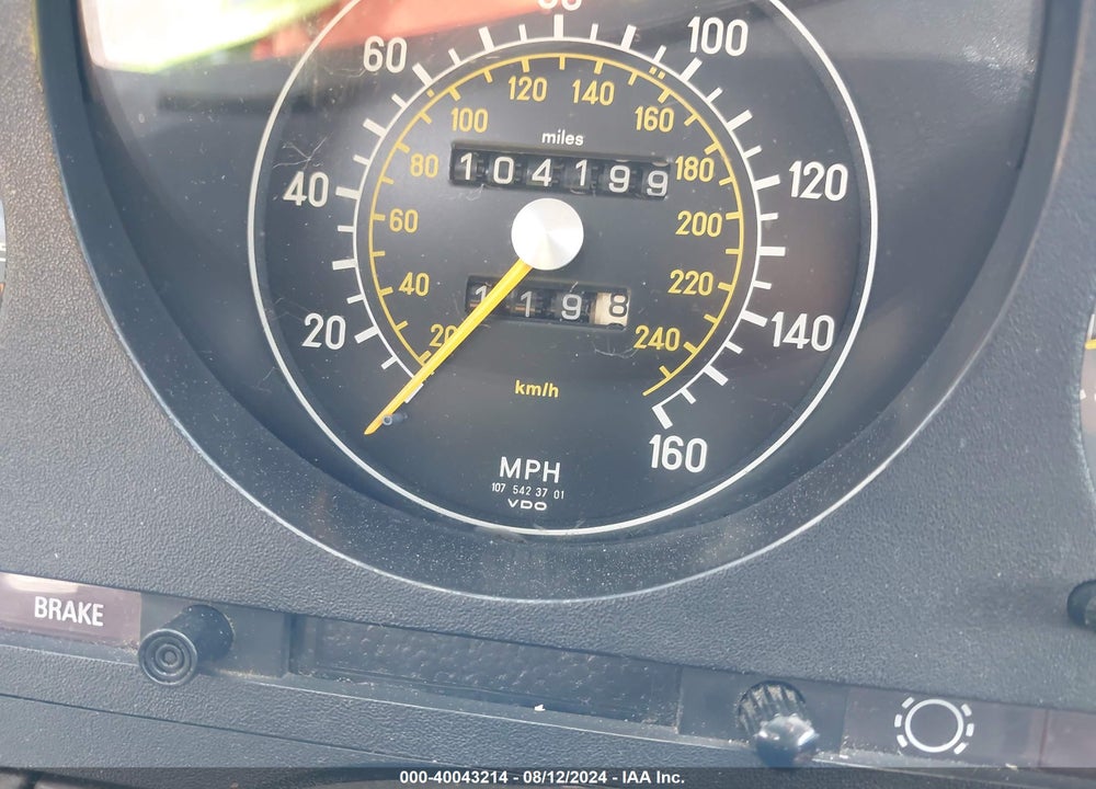 1980 MERCEDES-BENZ 450 VIN: 10702412028985