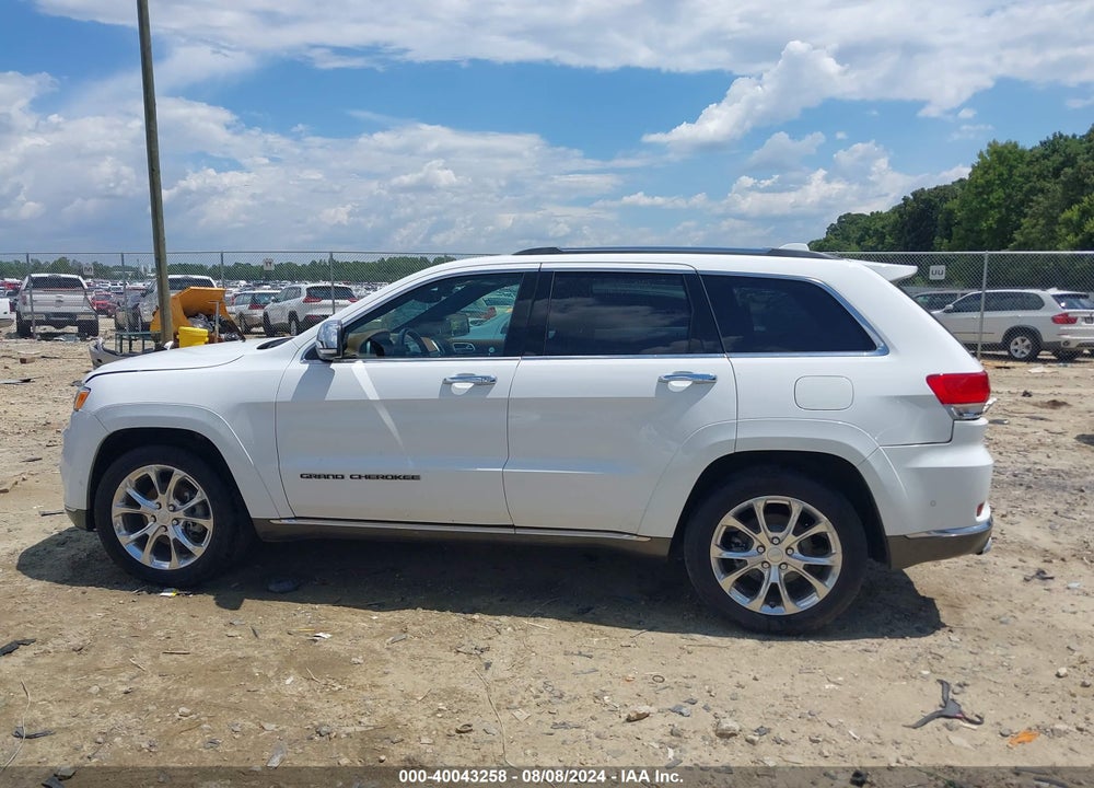 2019 JEEP GRAND CHEROKEE SUMMIT 4X4 VIN: 1C4RJFJG6KC581363