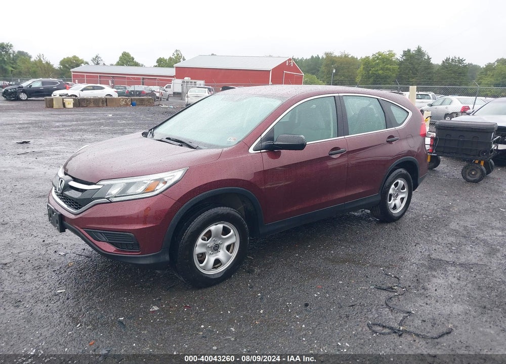 2015 HONDA CR-V LX VIN: 2HKRM4H30FH646314