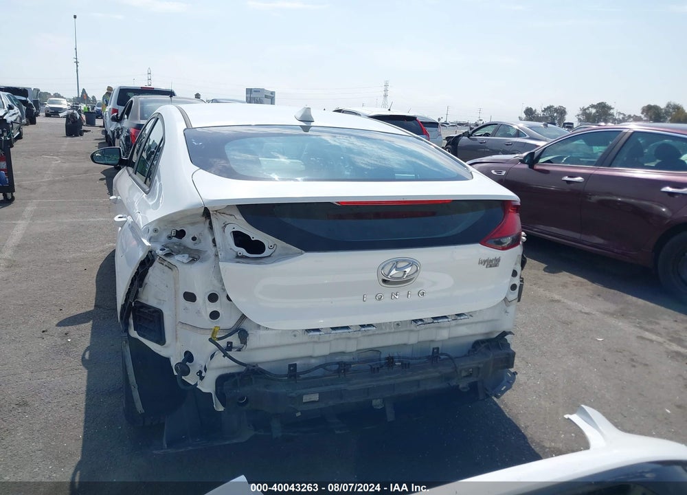 2019 HYUNDAI IONIQ HYBRID BLUE VIN: KMHC65LC7KU168580