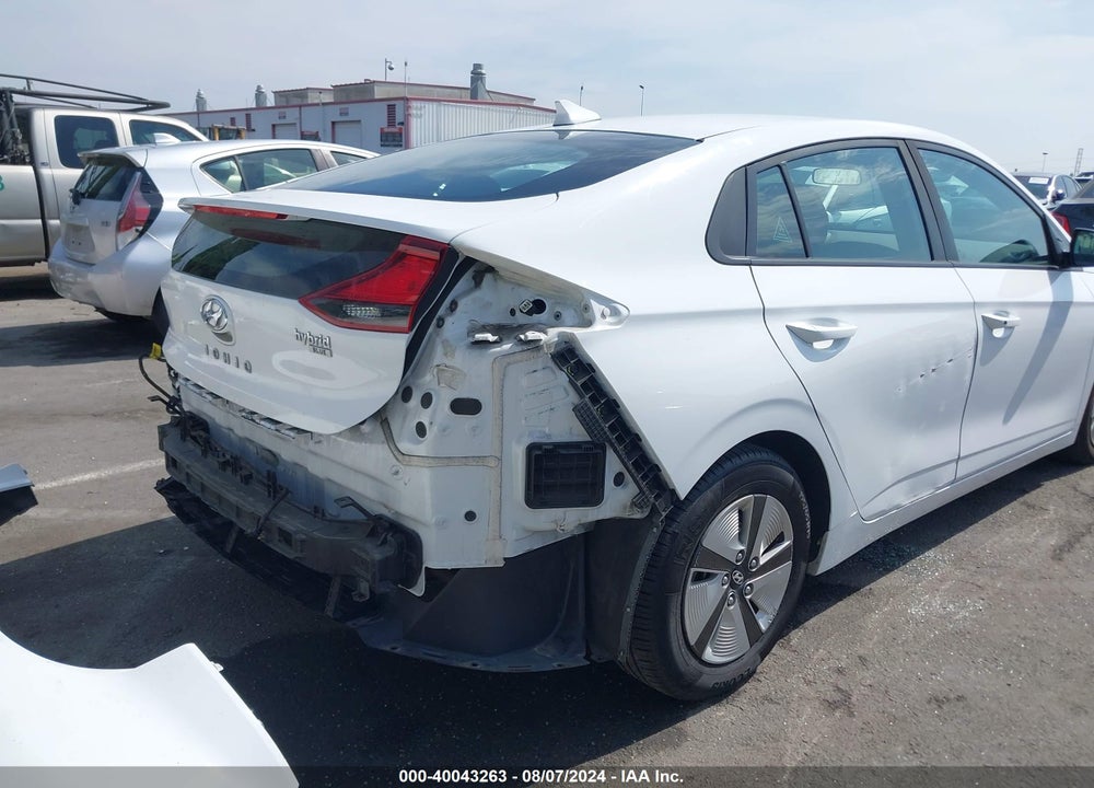 2019 HYUNDAI IONIQ HYBRID BLUE VIN: KMHC65LC7KU168580