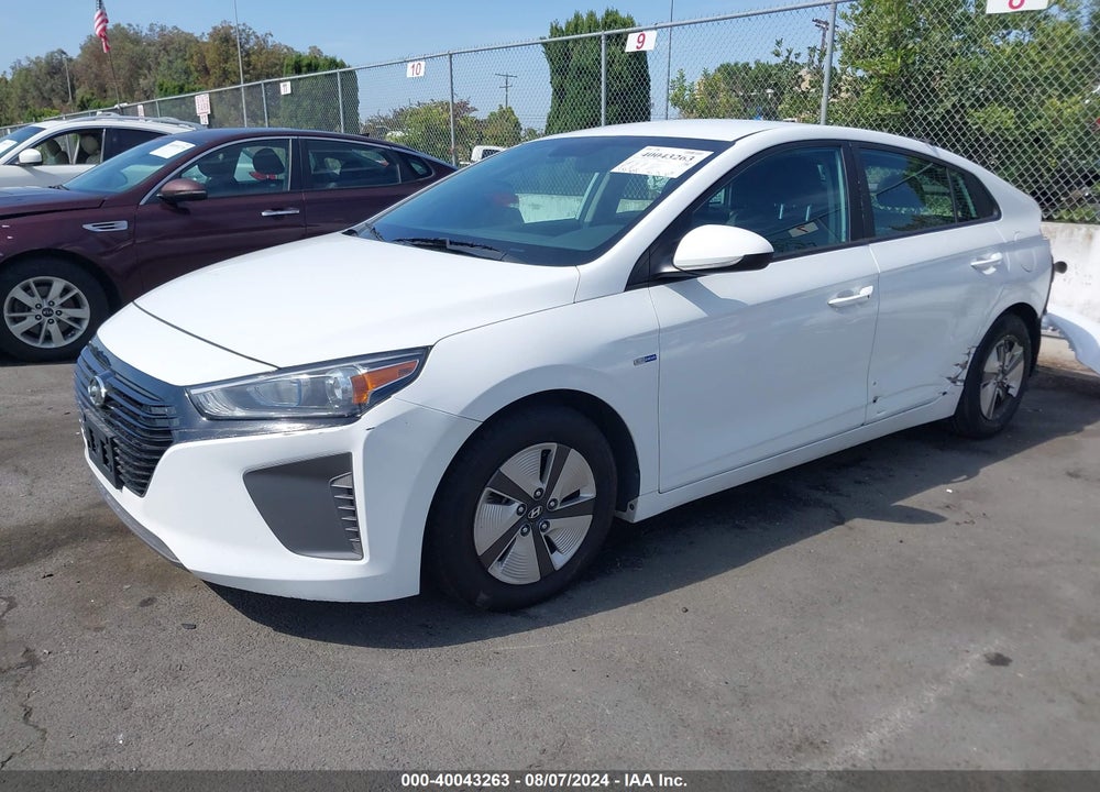 2019 HYUNDAI IONIQ HYBRID BLUE VIN: KMHC65LC7KU168580