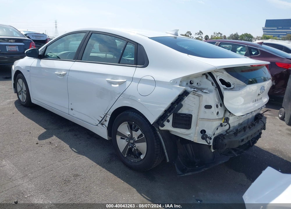 2019 HYUNDAI IONIQ HYBRID BLUE VIN: KMHC65LC7KU168580