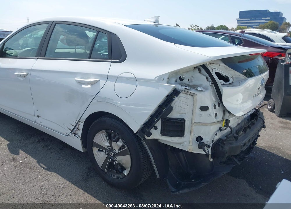 2019 HYUNDAI IONIQ HYBRID BLUE VIN: KMHC65LC7KU168580