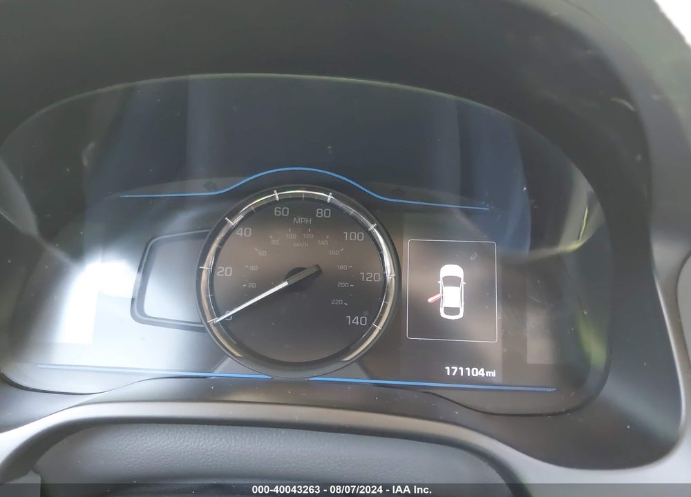 2019 HYUNDAI IONIQ HYBRID BLUE VIN: KMHC65LC7KU168580