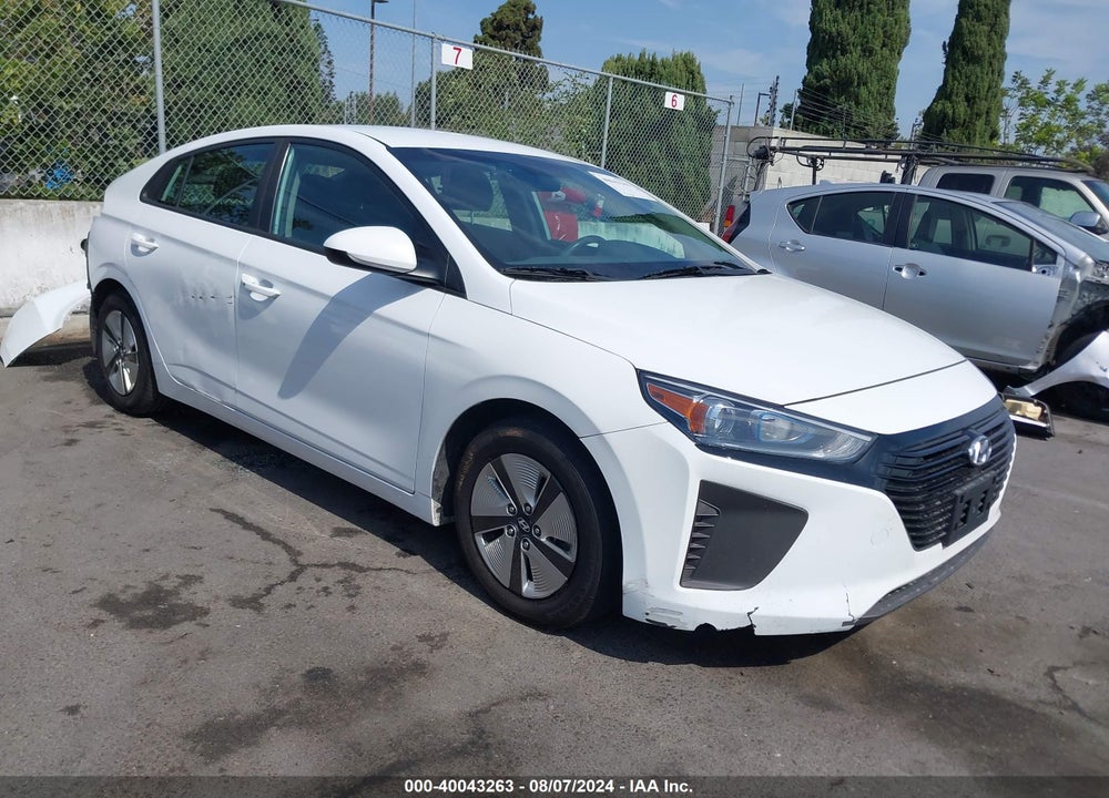 2019 HYUNDAI IONIQ HYBRID BLUE VIN: KMHC65LC7KU168580
