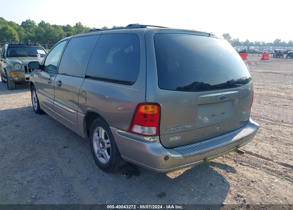 2002 FORD WINDSTAR SEL VIN: 2FMDA53422BB37027