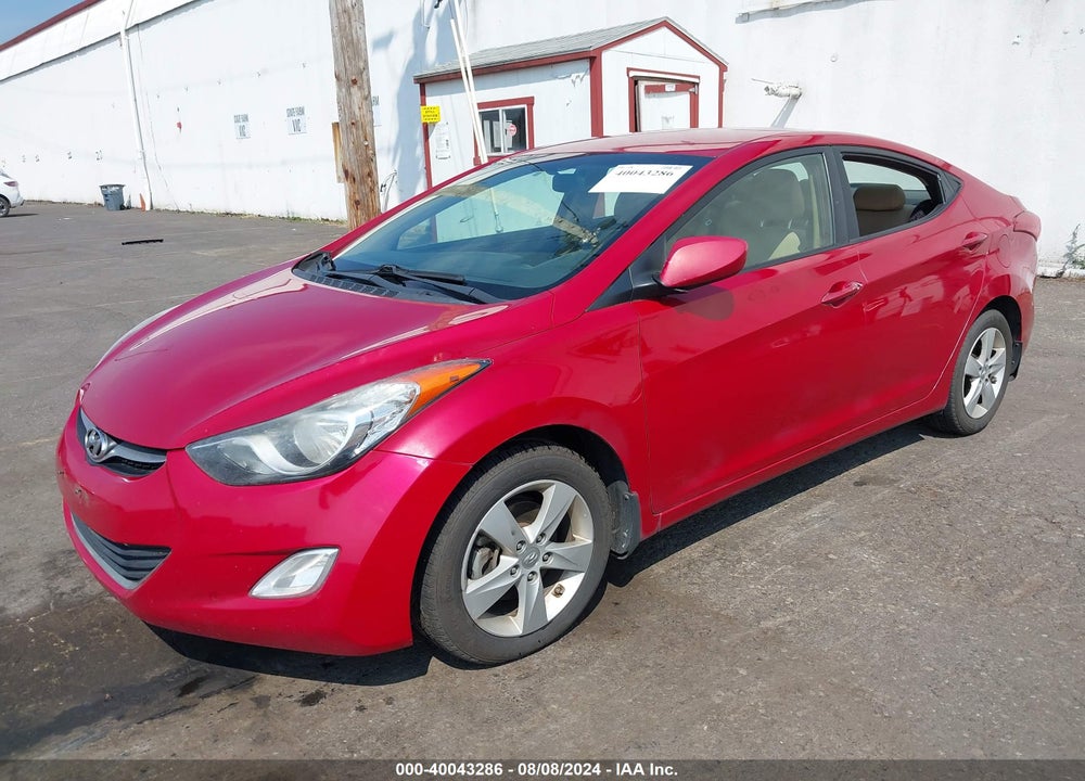 2013 HYUNDAI ELANTRA GLS VIN: KMHDH4AE2DU967859