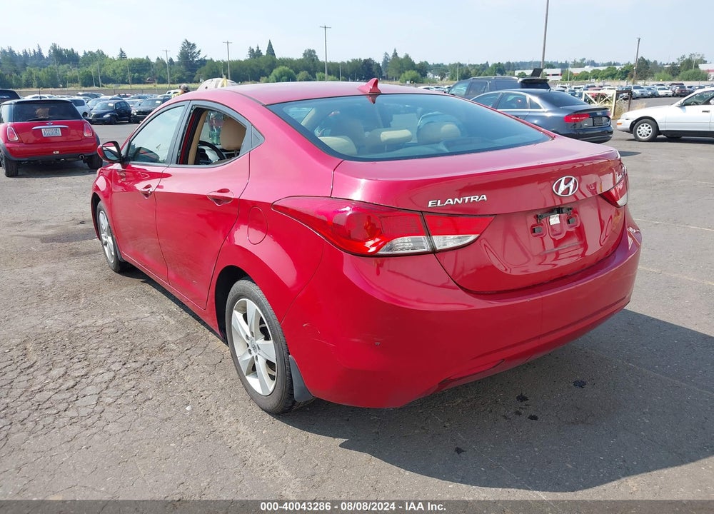 2013 HYUNDAI ELANTRA GLS VIN: KMHDH4AE2DU967859