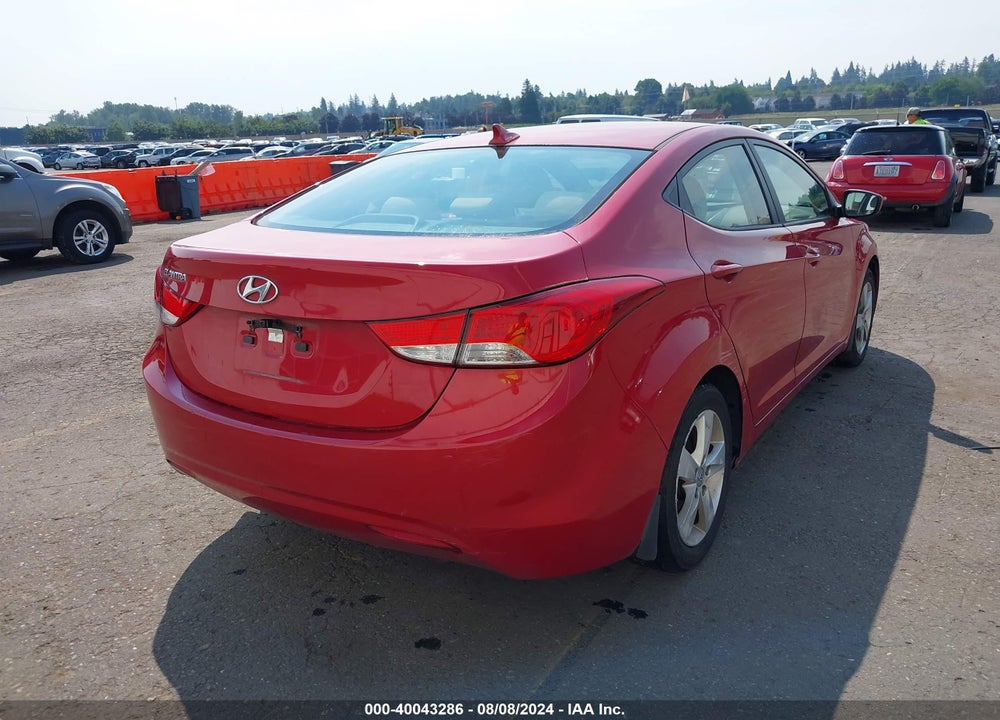 2013 HYUNDAI ELANTRA GLS VIN: KMHDH4AE2DU967859