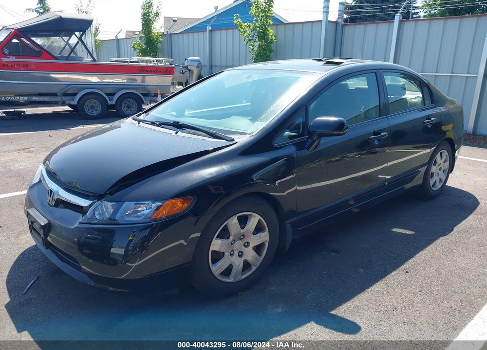 2008 HONDA CIVIC SDN LX VIN: 2HGFA16578H326712