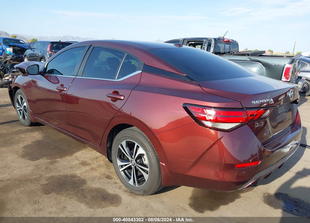 2022 NISSAN SENTRA SV XTRONIC CVT VIN: 3N1AB8CV6NY251237