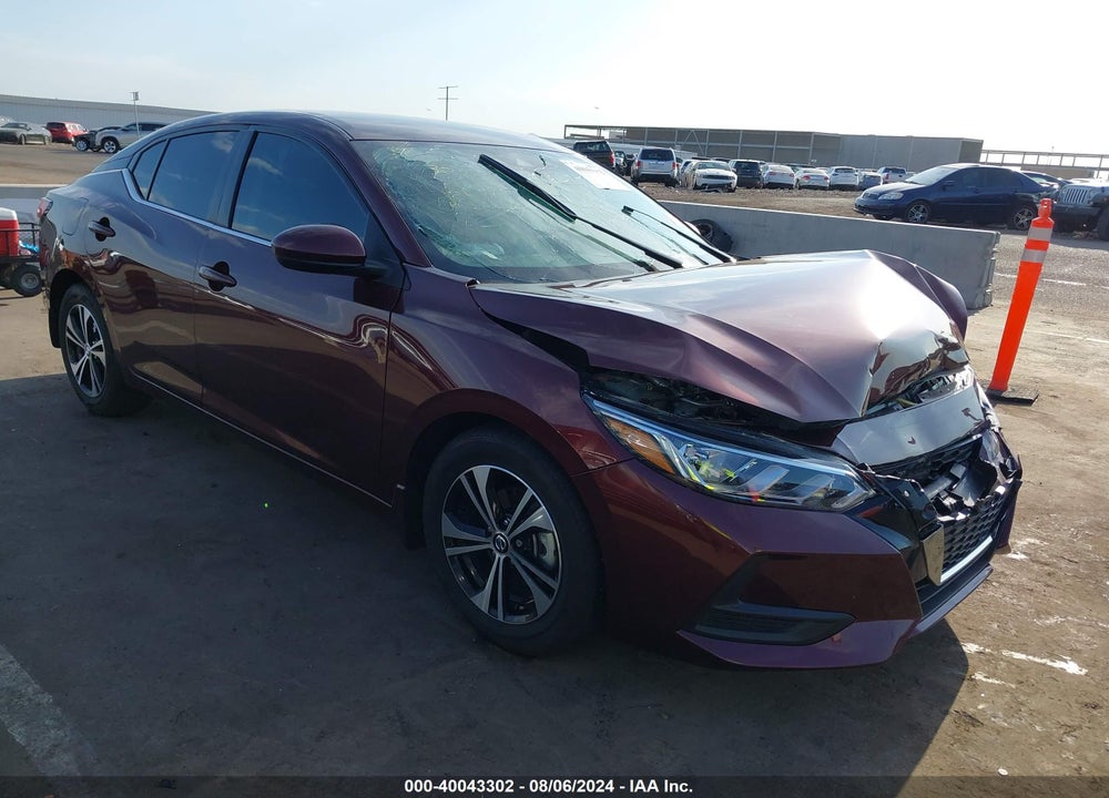 2022 NISSAN SENTRA SV XTRONIC CVT VIN: 3N1AB8CV6NY251237