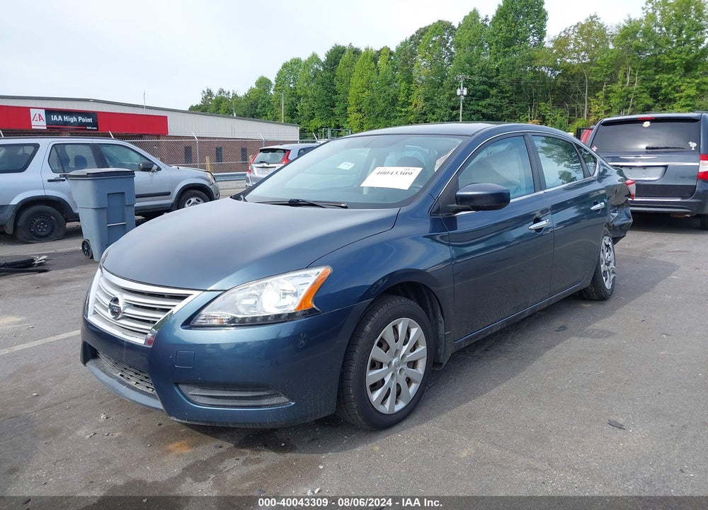 2015 NISSAN SENTRA SV VIN: 3N1AB7AP6FL674736