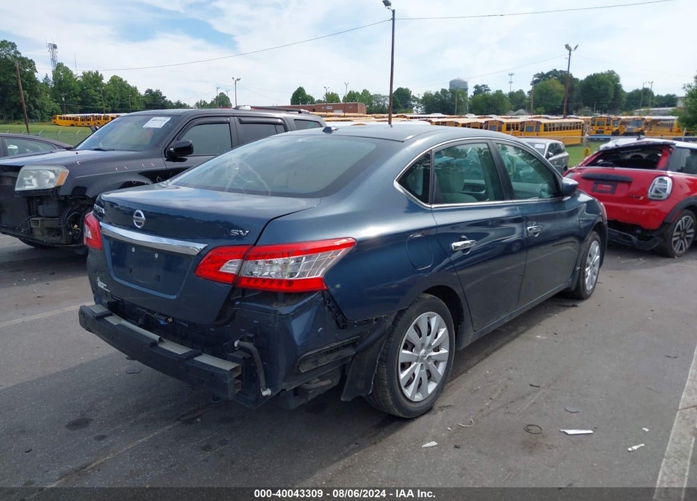 2015 NISSAN SENTRA SV VIN: 3N1AB7AP6FL674736