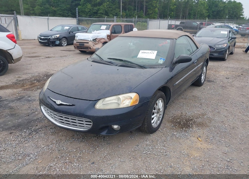 2002 CHRYSLER SEBRING LXI VIN: 1C3EL55R92N296874