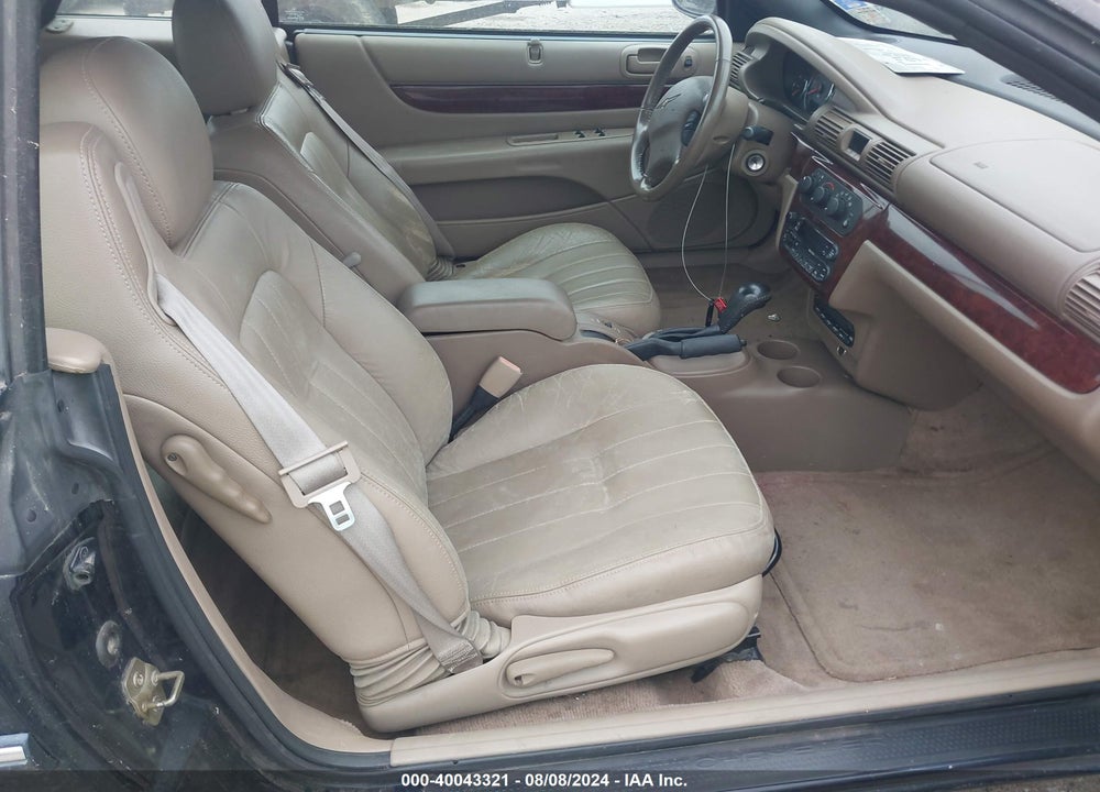 2002 CHRYSLER SEBRING LXI VIN: 1C3EL55R92N296874