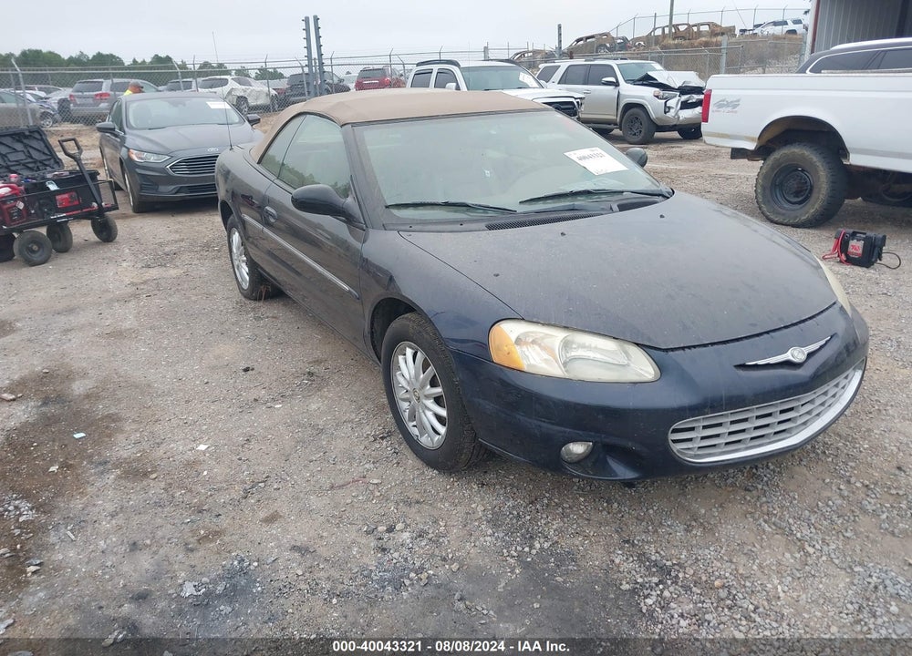 2002 CHRYSLER SEBRING LXI VIN: 1C3EL55R92N296874